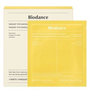 Biodance Radiant Vita Niacinamide Real Deep Mask X3